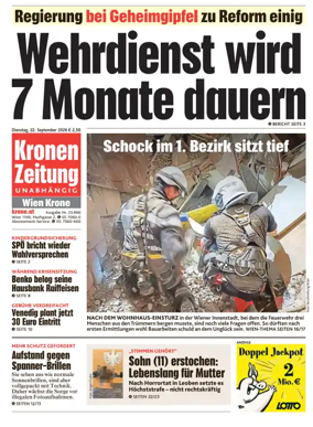 Cover of Kronen Zeitung