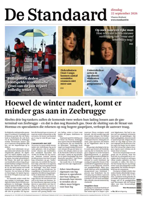 Cover of De Standaard