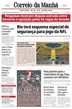 Cover of Jornal Correio da Manha