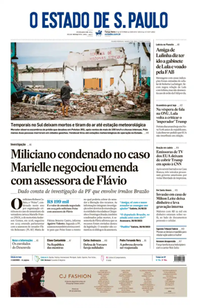 Cover of O Estado de S. Paulo