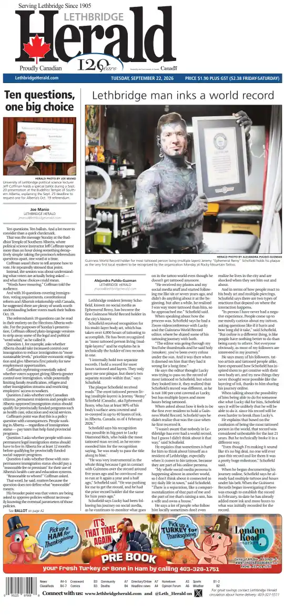 Cover of Lethbridge Herald