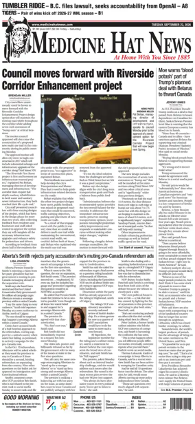 Cover of Medicine Hat News