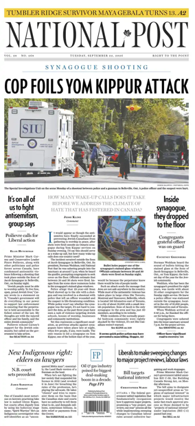 Cover of National Post - (National Edition)