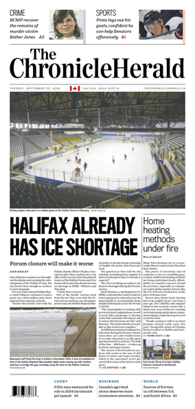 Cover of The Chronicle Herald (Provincial)