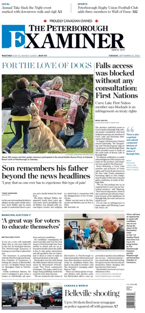 Cover of The Peterborough Examiner