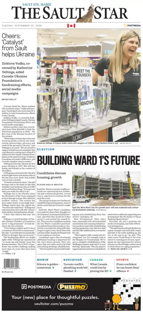 Cover of The Sault Star