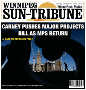 Cover of Winnipeg Sun