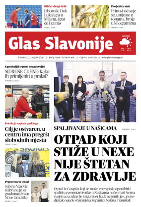 Cover of Glas Slavonije