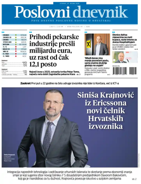 Cover of Poslovni Dnevnik