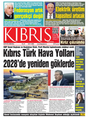 Cover of Kibris Gazetesi