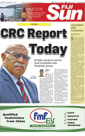 Cover of Fiji Sun