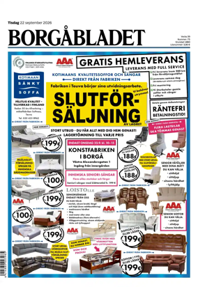 Cover of Borgabladet