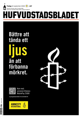 Cover of Hufvudstadsbladet