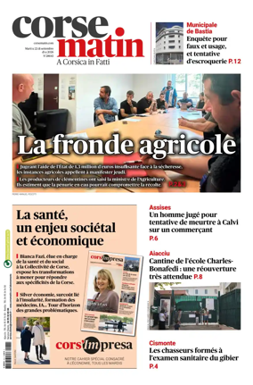 Cover of Corse Matin