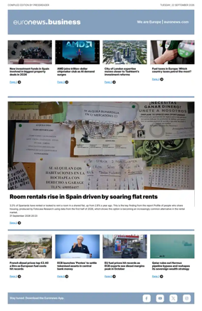 Cover of Euronews Business