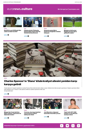Cover of Euronews Culture and Sport (Turkish) Compiled Edition