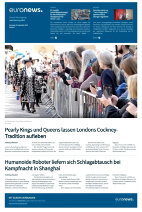 Cover of Euronews (German Edition)