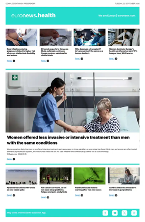 Cover of Euronews Health (English) Compiled Edition