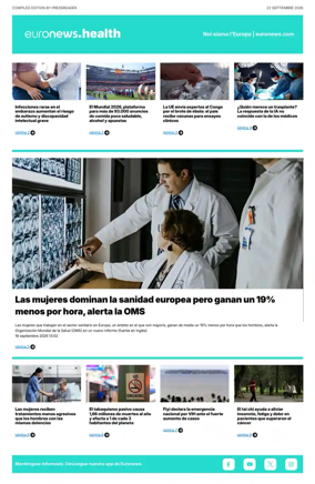 Cover of Euronews Health (Spanish) Compiled Edition