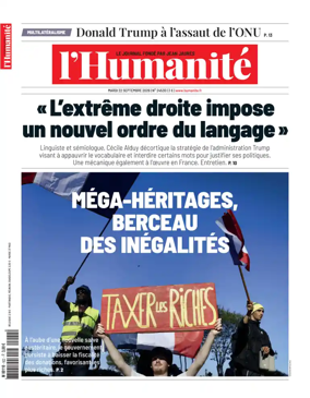 Cover of L'HUMANITE