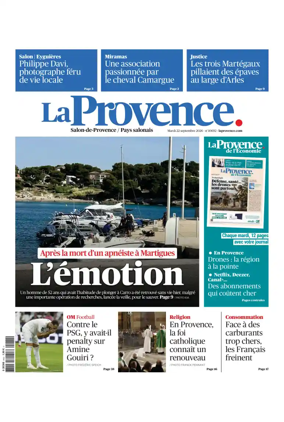 Cover of La Provence Salon-de-Provence / Pays salonais