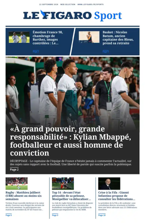 Cover of Le Figaro Sport