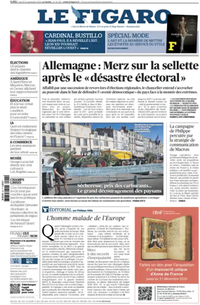 Cover of Le Figaro