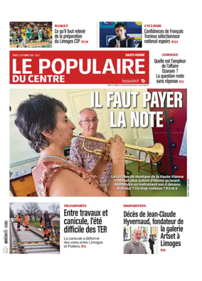 Cover of Le Populaire du Centre (Haute-Vienne)