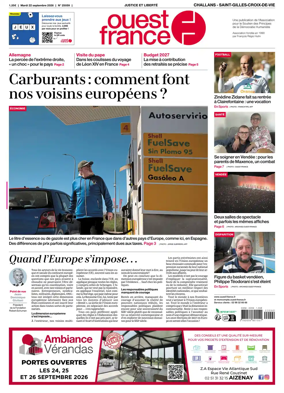 Cover of Ouest France (Challans / Saint-Gilles-Croix-de-Vie)