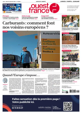 Cover of Ouest-France (Lannion / Paimpol / Guingamp)