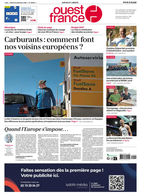 Cover of Ouest France (Pays d'Auge)