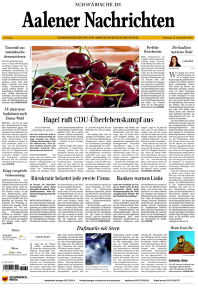 Cover of Aalener Nachrichten
