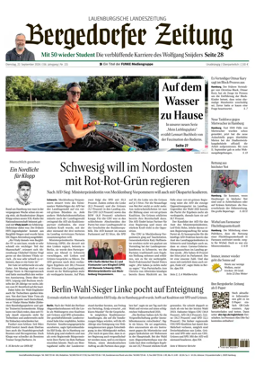 Cover of Bergedorfer Zeitung