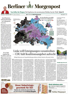 Cover of Berliner Morgenpost