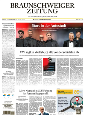 Cover of Braunschweiger Zeitung (Peine)