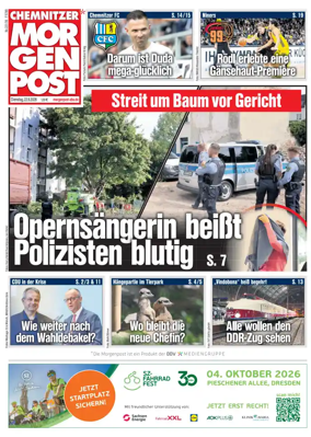 Cover of Chemnitzer Morgenpost