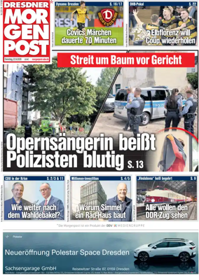Cover of Dresdner Morgenpost
