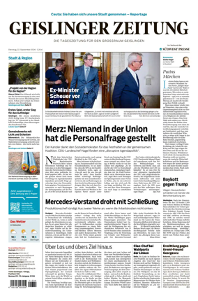 Cover of Geislinger Zeitung