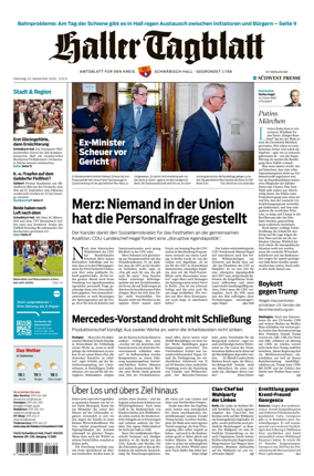 Cover of Haller Tagblatt