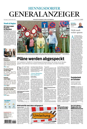 Cover of Hennigsdorfer Generalanzeiger