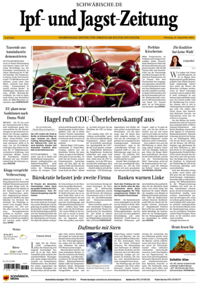 Cover of Ipf- und Jagst-Zeitung