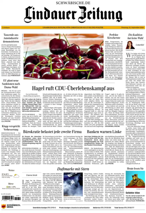 Cover of Lindauer Zeitung