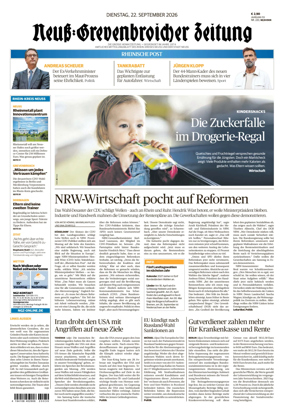 Cover of Neuss-Grevenbroicher Zeitung Neuss