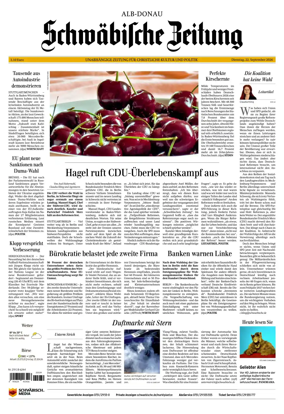 Cover of Schwabische Zeitung (Alb-Donau)