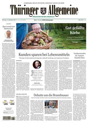 Cover of Thuringer Allgemeine (Muhlhausen und Bad Langensalza)