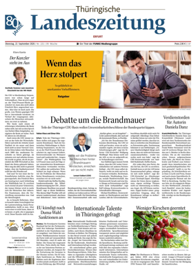 Cover of Thuringische Landeszeitung (Erfurt)