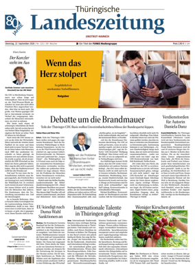 Cover of Thuringische Landeszeitung (Unstrut-Hainich-Kreis)