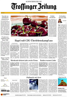Cover of Trossinger Zeitung