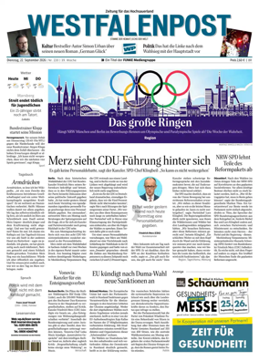 Cover of Westfalenpost (Brilon)