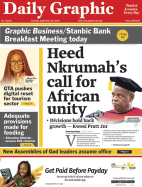 Cover of Daily Graphic